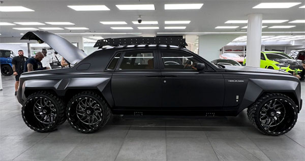 World's First Rolls-Royce Phantom 6x6 Is Absolutely Mad & Ready For The Apocalypse 