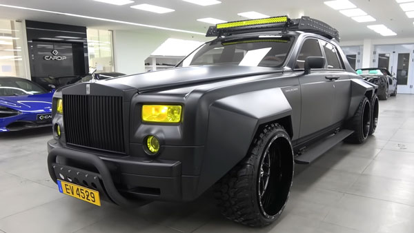 World's First Rolls-Royce Phantom 6x6 Is Absolutely Mad & Ready For The Apocalypse 