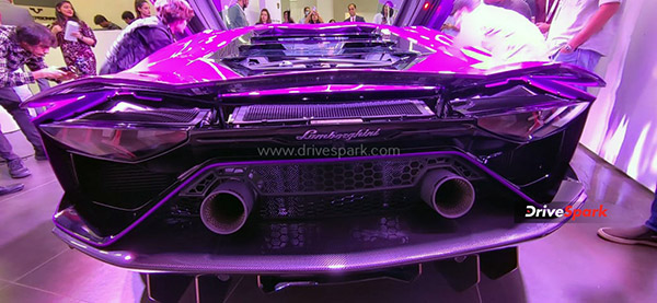 First Lamborghini Aventador Ultimae Coupe For India Arrives In Mumbai - Ultra-Rare Purple Bull 