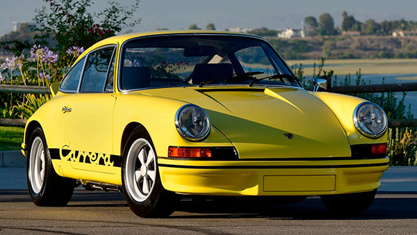 Paul Walker's 1973 Porsche 911 Carrera RS 2.7 To Be Auctioned Off At Monterey Car Week