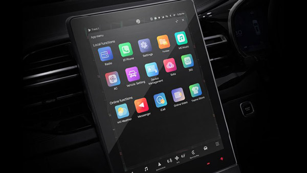 2022 MG Hector Facelift Interior Revealed - Massive 14-inch Infotainment Screen