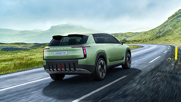 Skoda Vision 7S Concept EV Revealed - Shows Off New Design Language & Logo