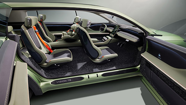 Skoda Vision 7S Concept EV Revealed - Shows Off New Design Language & Logo