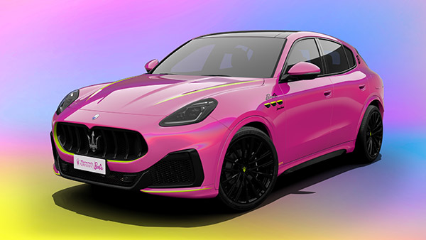 Barbie Maserati Grecale Is As Pink As It Gets For A Brilliant Cause