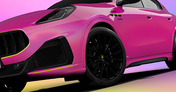 Barbie Maserati Grecale Is As Pink As It Gets For A Brilliant Cause