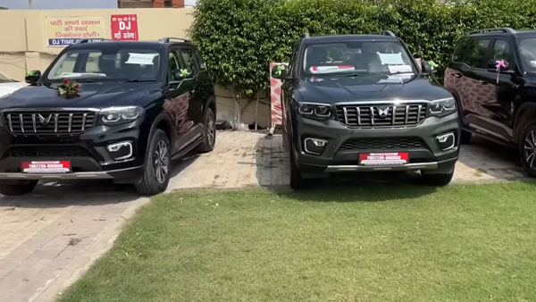 This Mahindra Dealer Delivers More Than 100 Scorpio N SUVs In A Single Day 