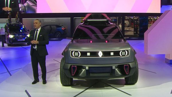 2022 Paris Motor Show - Renault 4Ever Concept Unveiled - Previews Compact Electric SUV 
