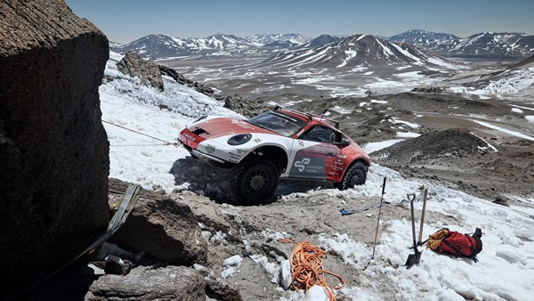Porsche 911 Goes Where No Sports Car Has Gone Before - Climbs Slopes Of The World's Tallest Volcano