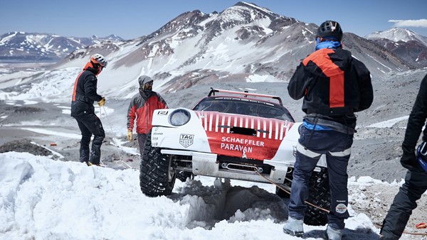 Porsche 911 Goes Where No Sports Car Has Gone Before - Climbs Slopes Of The World's Tallest Volcano