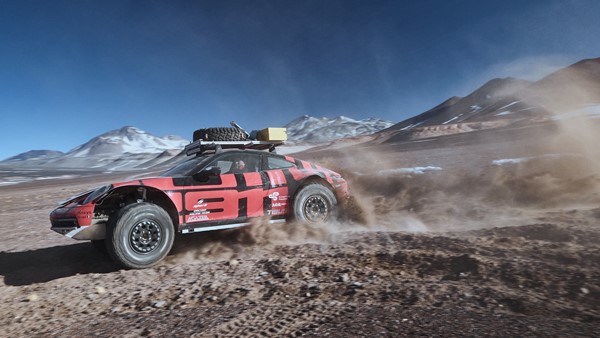 Porsche 911 Goes Where No Sports Car Has Gone Before - Climbs Slopes Of The World's Tallest Volcano
