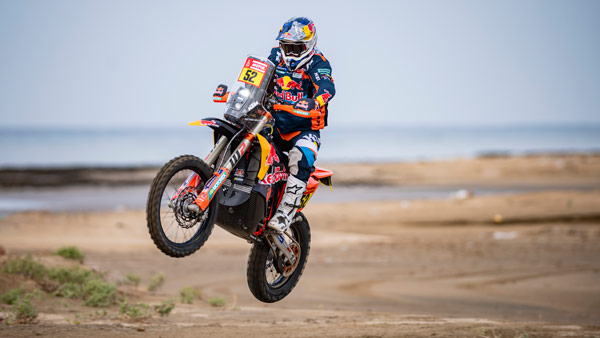 dakar 2023 stage 1 bikes results