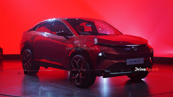 tata curvv front three quarter