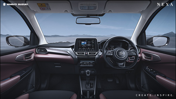 maruti suzuki fronx interior maruti suzuki fronx interior