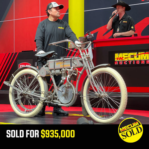 This Harley Davidson Motorcycle Breaks Auction Record