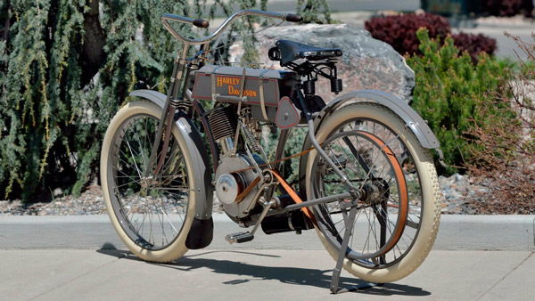 This Harley Davidson Motorcycle Breaks Auction Record -Rear