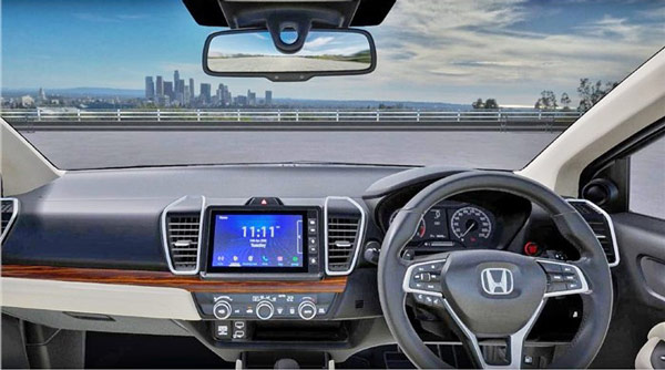 honda city facelift interior