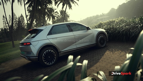 hyundai ioniq 5 rear three quarter beauty shot