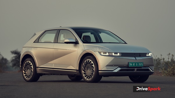 ioniq 5 review front three quarter shot