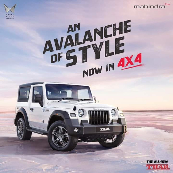 Mahindra Thar 4X4 To Get Everest White Shade? – Official Post Removed