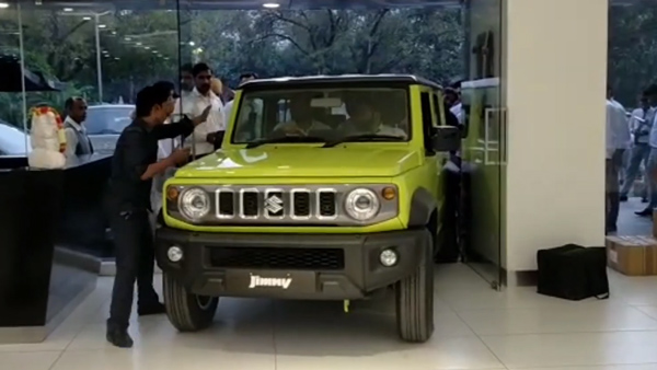 Maruti Suzuki Jimny Arrives At Nexa Dealership Ahead Of Its Launch – Showroom Display Starts