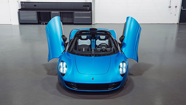 Gordon Murray Automotive T.33 Spider front design