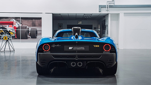 Gordon Murray Automotive T.33 Spider rear design