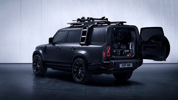 land rover defender 130 outbound rear profile 