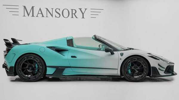 mansory f8xx spider tempesta turchese