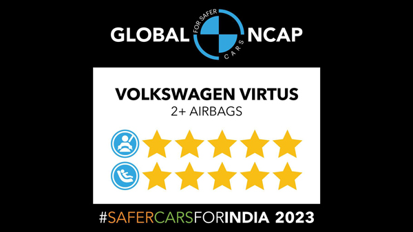 Volkswagen Virtus Bag 5-Star Rating