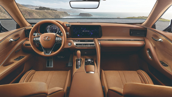 2023 Lexus LC500h interior