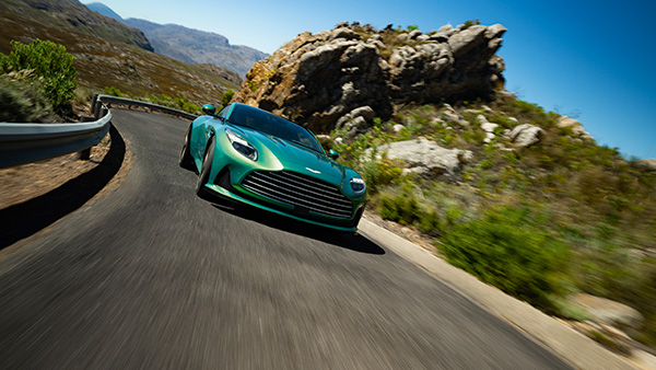 Aston Martin DB12 running shot
