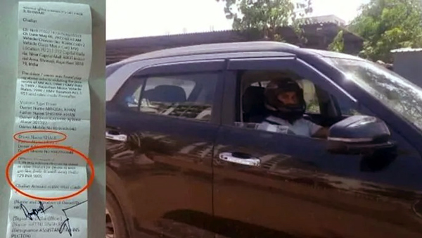 This Hyundai Creta Owner Drives With His Helmet 