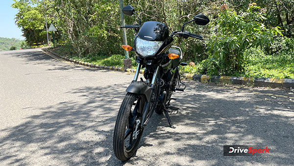 honda shine 100 front design