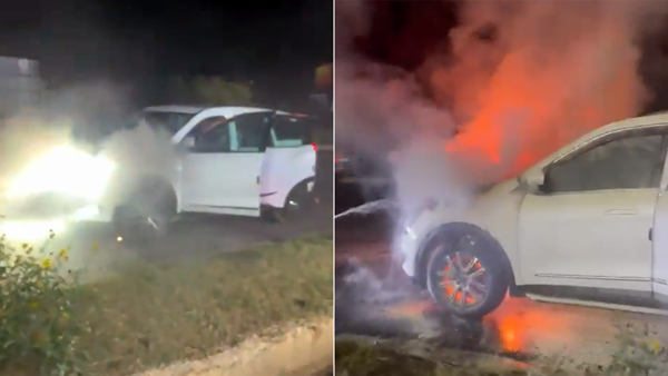 Mahindra XUV700 Fire Accident 2