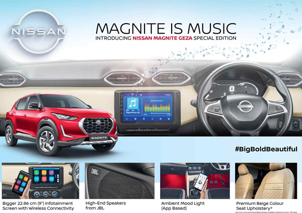 Nissan Magnite GEZA Edition Features