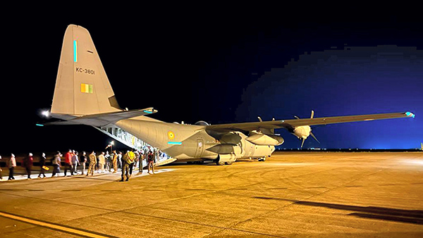 C-130J Aircraft rear