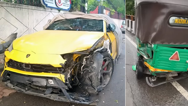 Lamborghini Urus Crash