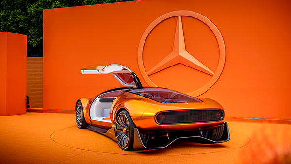 mercedes vision one-eleven concept rear view