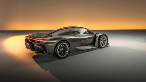 Porsche Mission X Concept rear profile