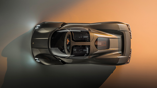 Porsche Mission X Concept top view