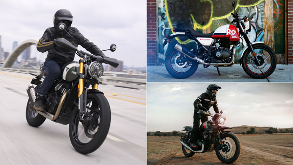 Triumph Scrambler 400 X Vs Yezdi Scrambler Vs Royal Enfield Scram 411 Triumph Scrambler 400 X Vs Yezdi Scrambler Vs Royal Enfield Scram 411