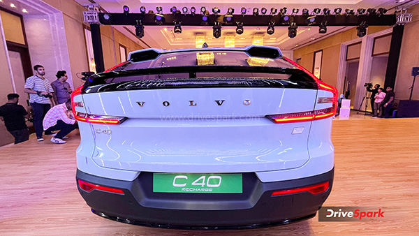 Volvo C40 Recharge rear design