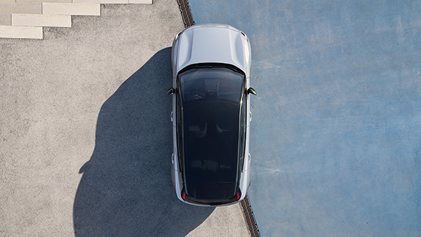 Volvo EX30 top view