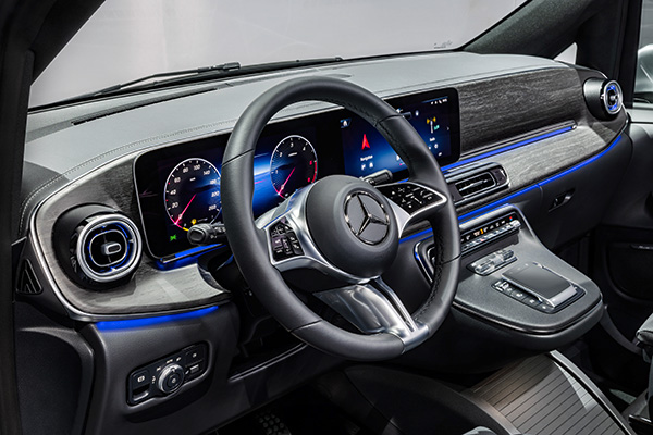 2024 mercedes v-class dashboard