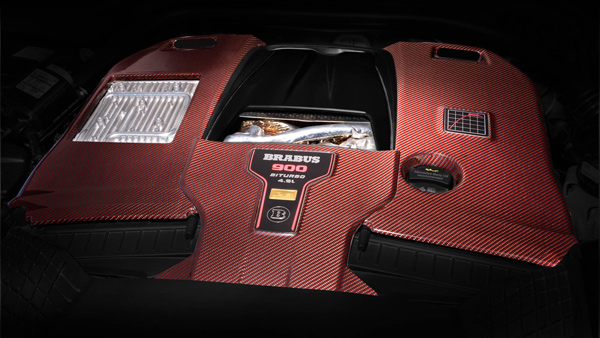 Brabus XLP 900 6x6 Superblack engine