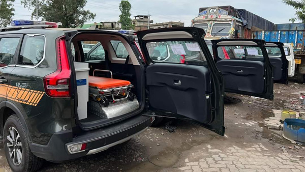 Mahindra Scorpio N Ambulance Rear