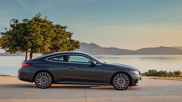 Mercedes CLE Coupe side design