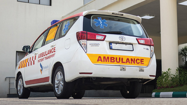 Toyota Innova Crysta Ambulance Rear