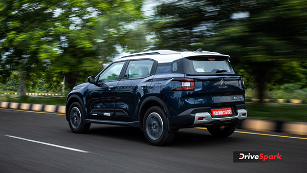 citroen c3 aircross review tracking shot