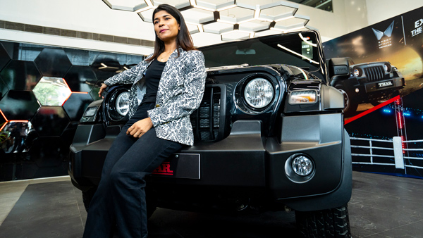 Mahindra Thar Gifted To Nikhat Zareen Delivery